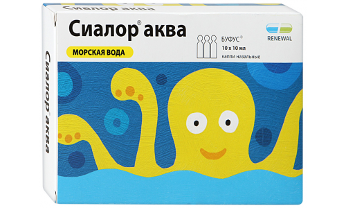 СИАЛОР АКВА (МОРСКАЯ ВОДА), КАПЛИ НАЗАЛЬНЫЕ 10МЛ №10