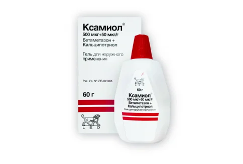 Ксамиол гель д/наружн примен фл 60г