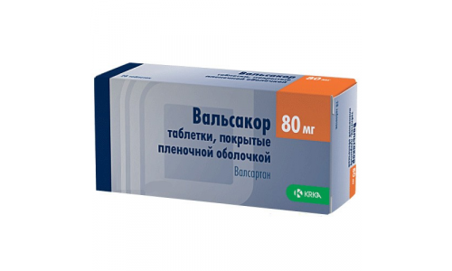 Вальсакор, таблетки ппо 80мг №90