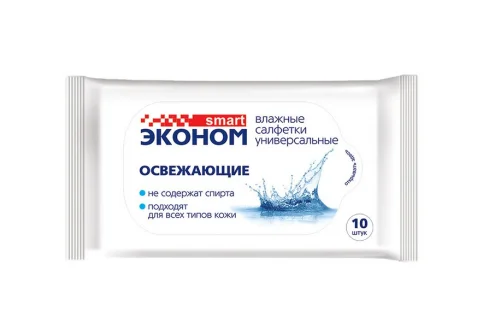 Эконом Смарт салфетки влаж №10 универсал