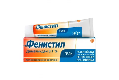 Фенистил, гель для наружн примен 0,1% 30г