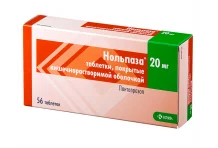 Нольпаза, таблетки ппо кишечнораств 20мг №56