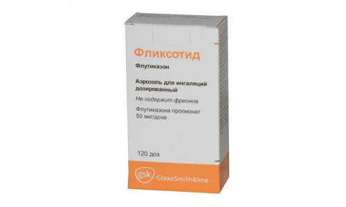 Фликсотид, аэрозоль для инг доз 50мкг/доз 120ДОЗ