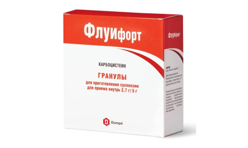 Флуифорт, гранулы для суспензий для внутр №10