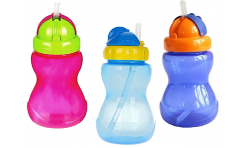 Бусинка поильник с трубочкой 250мл 100