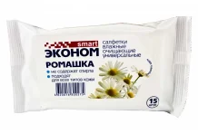 Эконом Смарт салфетки влаж №15 ромашка