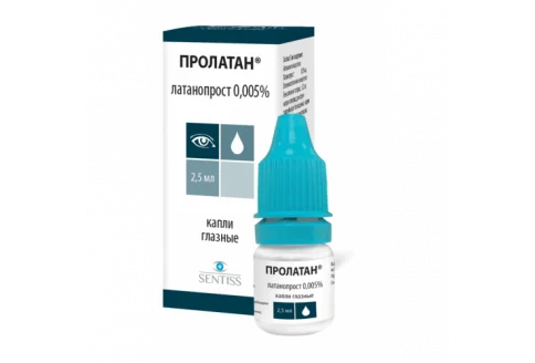 Пролатан, капли глазн 0,005% 2,5мл