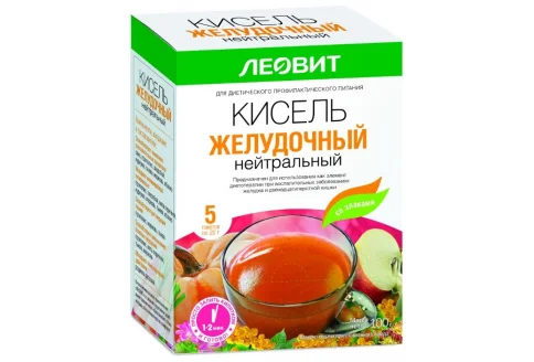 Леовит кисель диетический пак 20г №5 желудочный нейтр