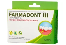 Пластина коллаген Фармадонт 3 против кровоточивости десен №24