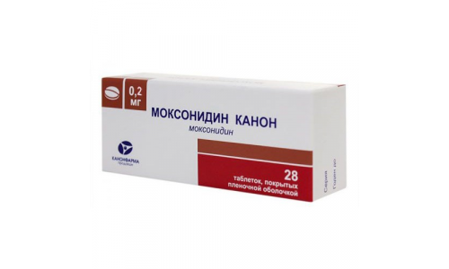 Моксонидин Канон, таблетки ппо 0.2мг №28