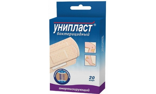 Унипласт пластырь бактерицидный 2,5смX7,2см амортизир