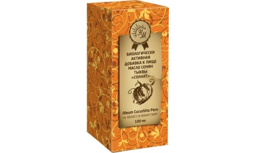 Масло Тыквы Солнат 100мл Бад