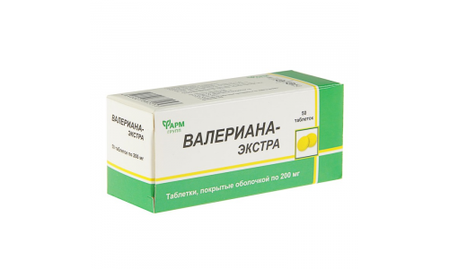 Валериана Экстра, таблетки 200мг №50