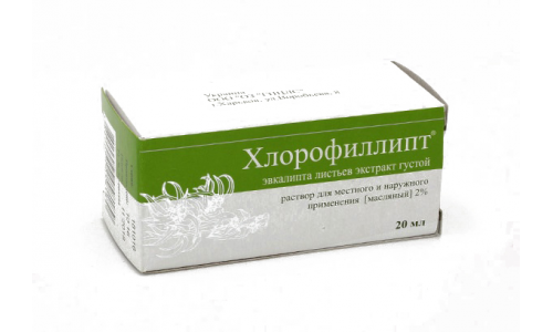 Хлорофиллипт р-р д/наруж и местн примен масл 20мг/мл 20мл