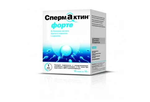 Спермактин Форте, порошок саше 10г №15
