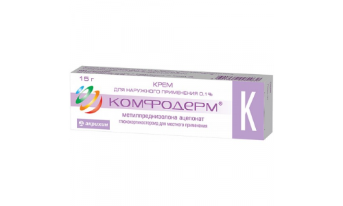 Комфодерм К, крем для наруж примен 0,1% туб 15г