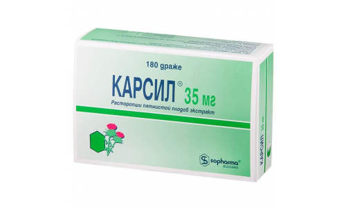 Карсил, таблетки п/о 35мг №180