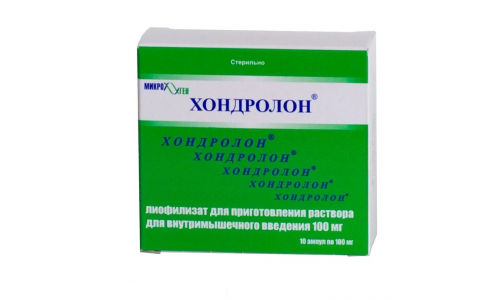 ХОНДРОЛОН, ПОРОШОК Д/ИНЪЕКЦИЙ 100МГ №10