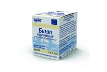 Бинт когезивный 4мX4см белый