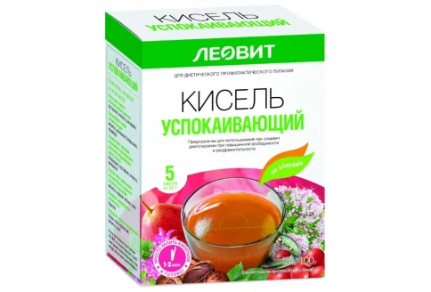 Леовит кисель диетический пак 20г №5 успокаив