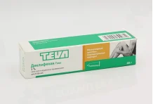 Диклофенак Тева, гель для наружн примен 1% 40г