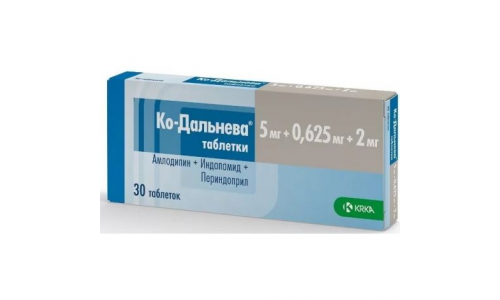 Ко-Дальнева, таблетки 5мг+0,625мг 2мг №30