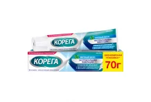Корега Экстра Сильный крем для фиксации зубных протезов 70мл мятный вкус