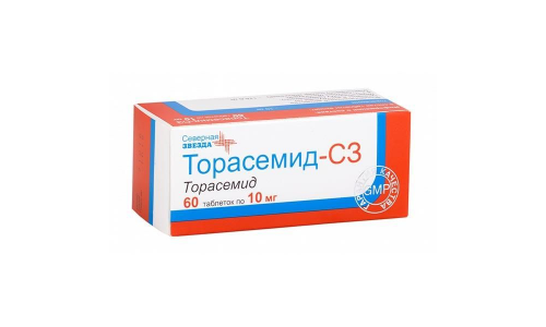 Торасемид СЗ, таблетки 10мг №60