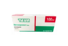 МЕТОПРОЛОЛ-ТЕВА, ТАБЛЕТКИ  100МГ №30