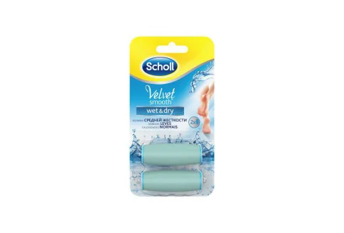 Шолл Velvet Smooth Wetdry ролики сменные №2 сред жест