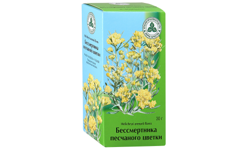 Бессмертник Песчаный цветки, пачка 30г