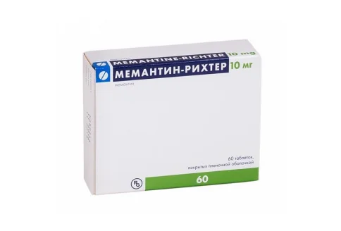 Мемантин Рихтер, таблетки ппо 10мг №60