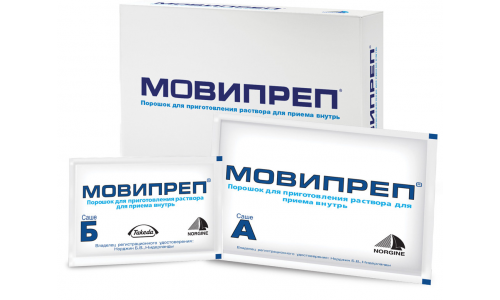 МОВИПРЕП, ПОРОШОК ДЛЯ РАСТВОРА ВНУТРЬ САШЕ А №2 + В №2