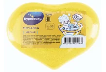 Курносики мочалка с массажным слоем 40505