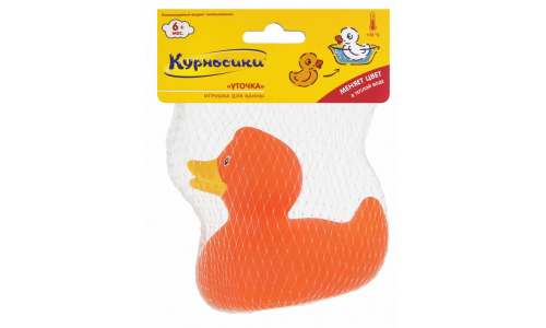 Курносики игрушка для ванны уточка 25068