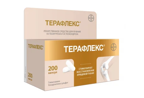 Терафлекс, капсулы 500мг+400мг №200