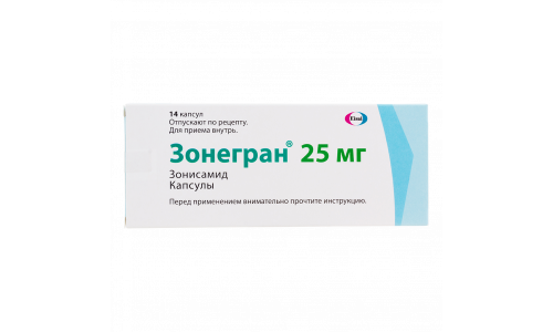 Зонегран капс 25мг №14