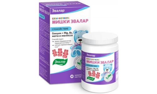 Бэби Формула Мишки Спокойствие, пастилки жев №30