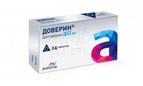 Доверин, таблетки 40мг №24