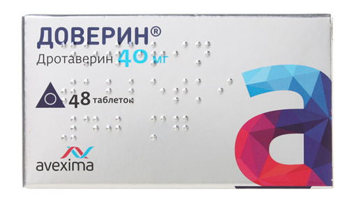 Доверин, таблетки 40мг №48