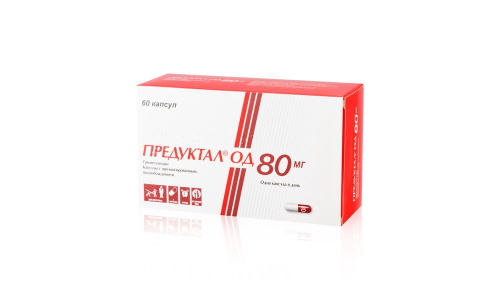 Предуктал ОД, капсулы с пролонг высвоб 80мг №60