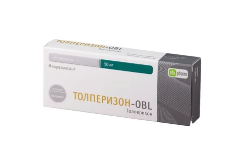 Толперизон OBL, таблетки ппо 50мг №30