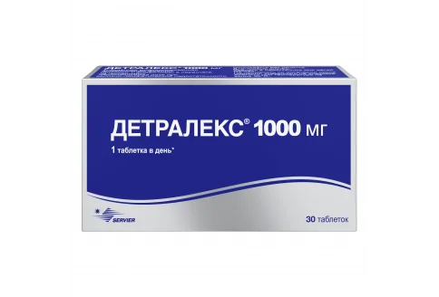 Детралекс, таблетки ппо 1000мг №30