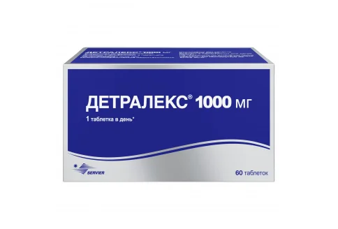 Детралекс, таблетки ппо 1000мг №60