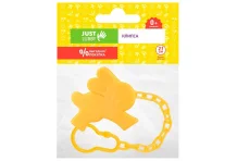 Лабби клипса для пустышки зайчик на цепочке 0+ 16581