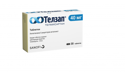 Телзап, таблетки 40мг №30