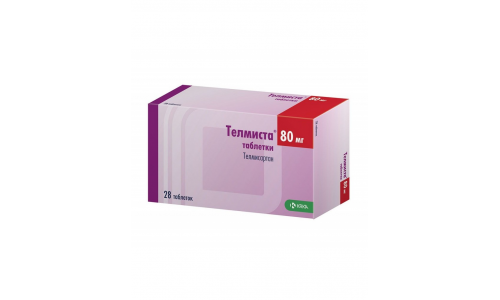 Телмиста, таблетки 80мг №28