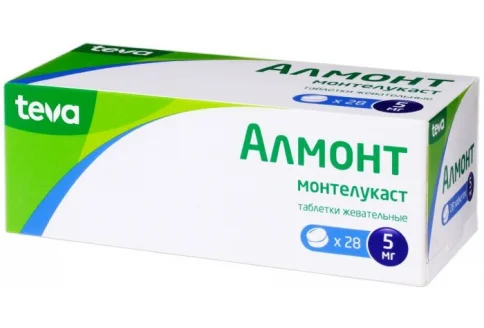 Алмонт, таблетки жев 5мг №28