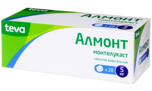 Алмонт, таблетки жев 5мг №28