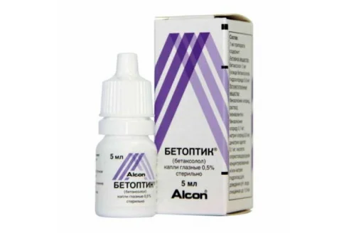 Бетоптик, капли глазн 0,5% фл 5мл